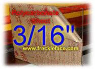 3/16 X 8-1/2 X 11 Polycarbonate Sheet 24-Pack, FREE SHIPPING